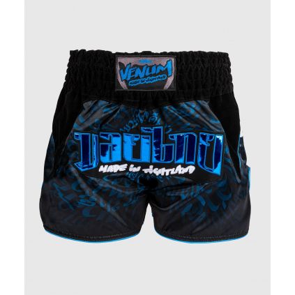 247568 muay thai sortky venum attack black blue velikost s