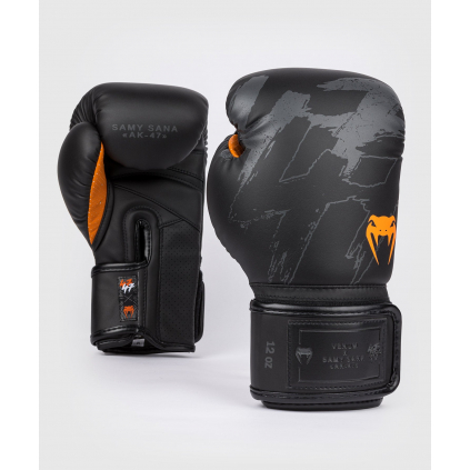 Boxerské rukavice Venum S47 - Black/Orange (Velikost 8oz)