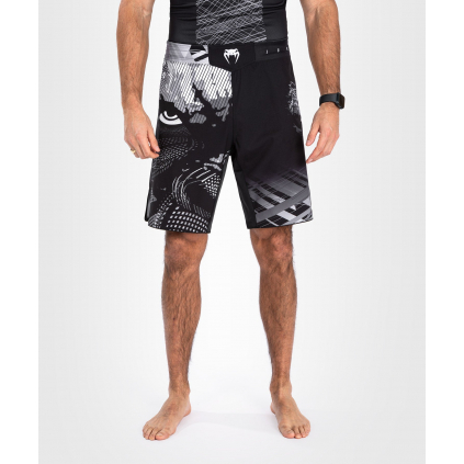 MMA šortky Venum Gorilla Jungle - Black/White (Velikost XS)