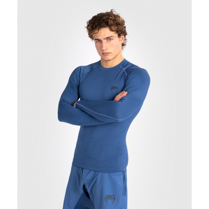 Rashguard Venum Contender - dlouhé rukávy - Blue (Velikost S)