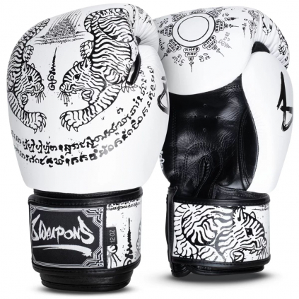 boxerske rukavice 8weapons sak yant tigers bile f1