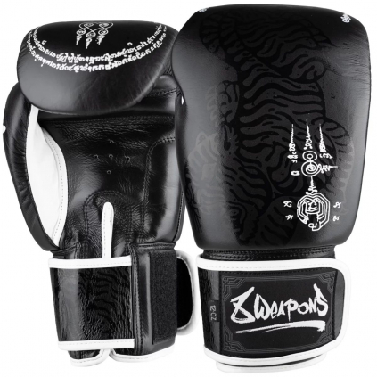 boxerske rukavice 8weapons sak yant big tiger cerne f2