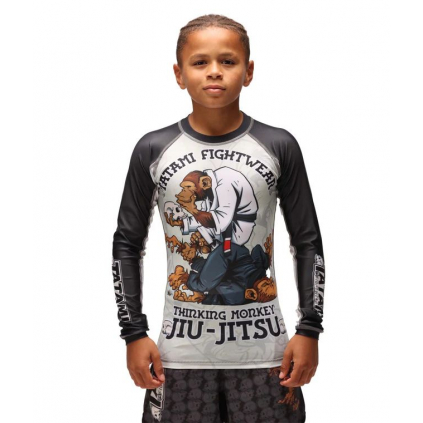 detsky rashguard tatami thinker monkey rash f1