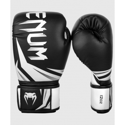 Boxerské rukavice Venum Challenger 3.0 - Black/White (Velikost 10oz)