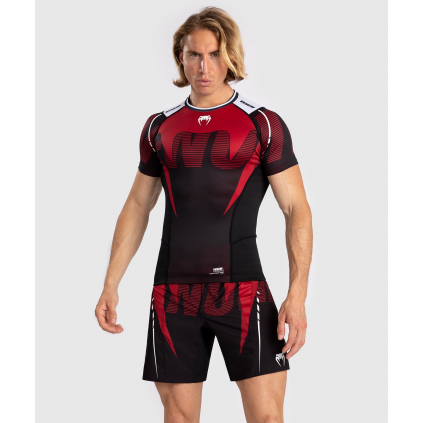 Rashguard Venum ADRENALINE - krátké rukávy - Red