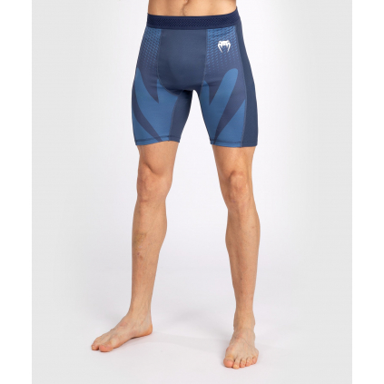 Kompresní vale tudo šortky Venum ATTACK - Navy Blue (Velikost M)