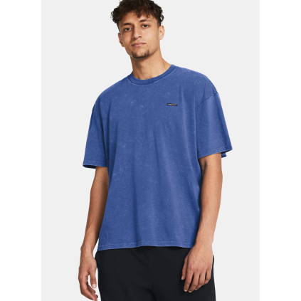 tricko under armour washed modre