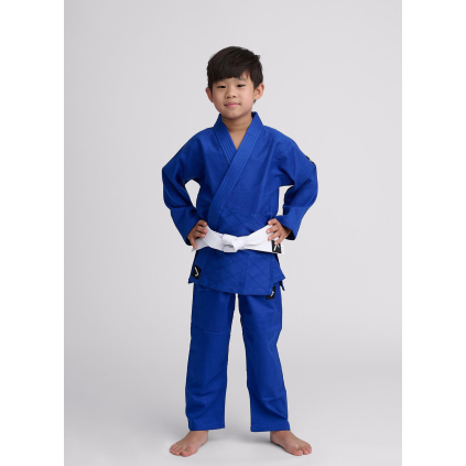 detske kimono pro judo bile ippongear modre f1