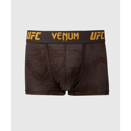 Boxerky - pánské spodní prádlo Venum UFC Fusion Fight Week - Earthen Brown (Velikost XXS)