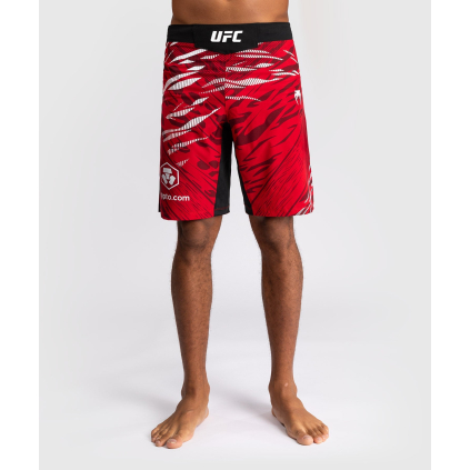 MMA šortky Venum UFC FUSION Authentic Fight Night - dlouhý střih - Red (Velikost XXS)
