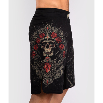 MMA šortky Venum Santa Muerte 5.0 - Deep Black/Gold
