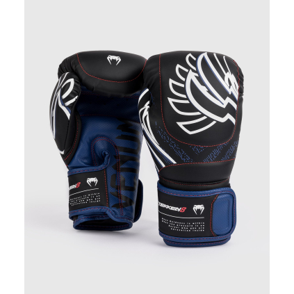 Boxerské rukavice Venum x Tekken 8 - Jin Kazama - Blue/Black/White (Velikost 8oz)