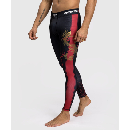 Pánské sportovní legíny Venum x Tekken 8 - Marshall Law - Black/Red/Gold (Velikost XXS)