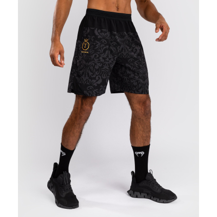 Pánské tréninkové šortky Venum x Ilia Topuria Unmatched - Black/Gold (Velikost S)