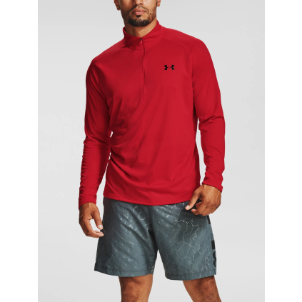 tricko under armour dlouhy rukav cervene red