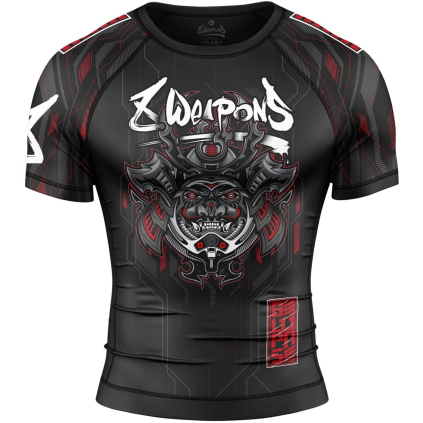 pansky rashguard funkcni triko sportovni mma 8weapons samurai2 cerne f1