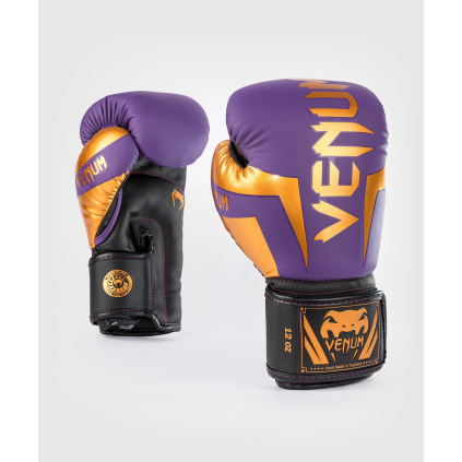 Boxerské rukavice Venum ELITE - Dark Purple (Velikost 10oz)