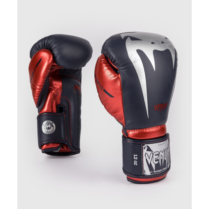 Boxerské rukavice Venum Giant 3.0 - Navy Blue/Red - Special Edition (Velikost 10oz)