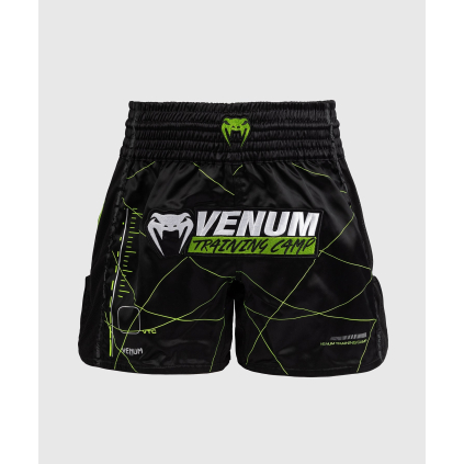 Muay Thai šortky Venum Training Camp 4.0 - Black/Neon Green