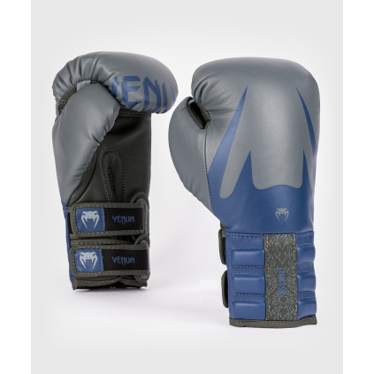 Boxerské rukavice Venum Reverso - Storm Grey/ Royal Blue (Velikost 10oz)