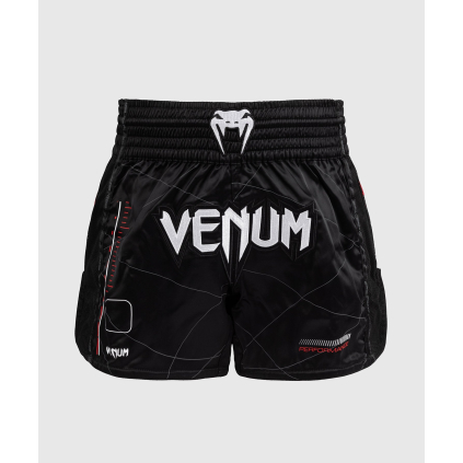 Muay Thai šortky Venum Tactical XT - Black/Fire Red (Velikost M)