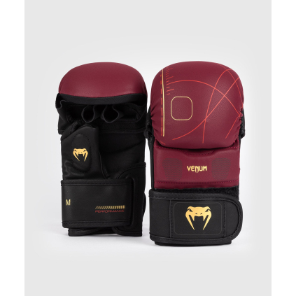 MMA sparingové rukavice Venum Tactical XT  - Black/Burgundy/Gold