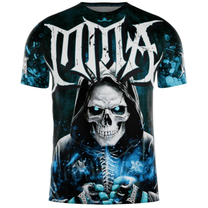 panske funkcni sportovni triko buddha mma skull f1
