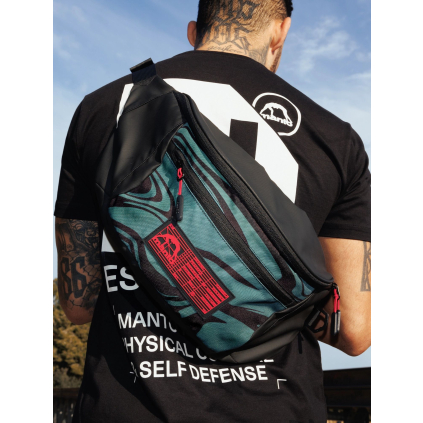 ledvinka waist bag manto grid xxl zelena f1