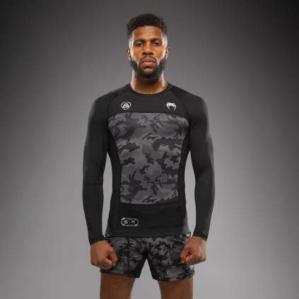 Rashguard Venum x Polaris - dlouhý rukáv - Black/Storm Grey (Velikost M)
