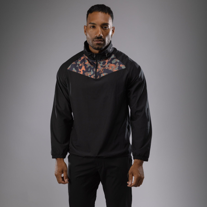 Pánská bunda Venum Jungle Ops Track Jackets - Black/Khaki Camo (Velikost S)