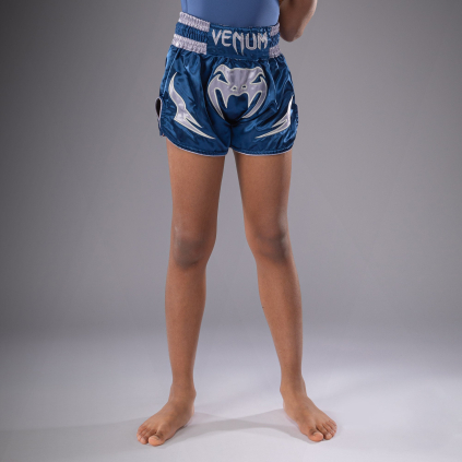 DĚTSKÉ Muay Thai šortky Venum Inferno - modré Royal Blue (Velikost 8 let)