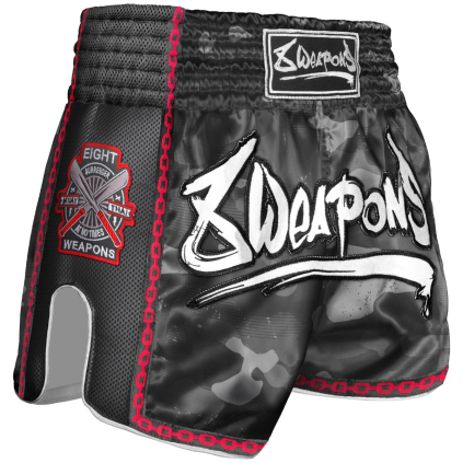 urban camo muay thai shorts sortky kratasy thajsky box f1