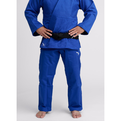 kalhoty judo kimono ippongear modre blue f1