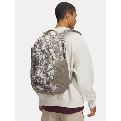 batoh under armour ua hustle 6 backpack brown camo f1