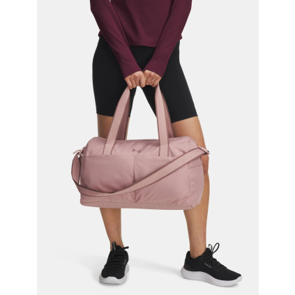 damska sportovni taska under armour ua studio lite duffle pink f1