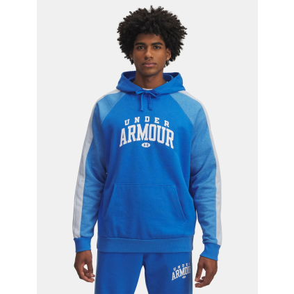 panska mikina under armour rival flc hood modra f1