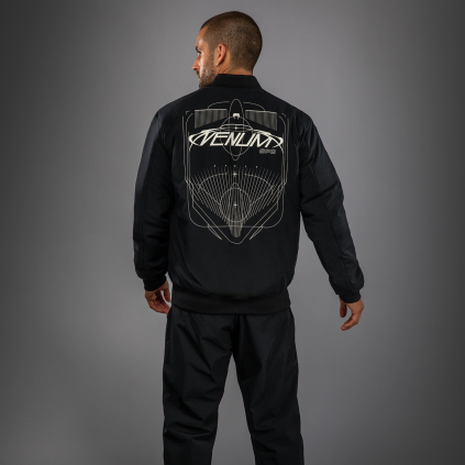 Pánská bunda Venum Eclipse Bomber Jacket - Black/Ivory (Velikost S)