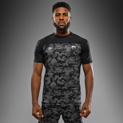 Tréninkové Dry Tech tričko Venum x Polaris - Black/Storm Grey (Velikost S)