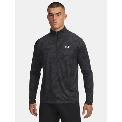 panske triko under armour ua tech zip cerne f1