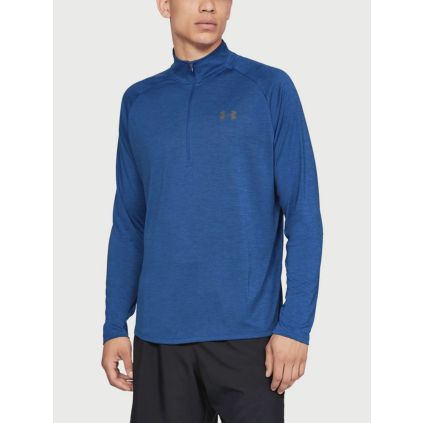 253203 2 panske triko under armour tech zip modre f1