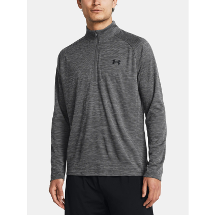 panske tricko under armour ua tech textured zip sede f1