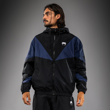 Pánská bunda Track Jacket Venum Vectra - Black/Blue (Velikost S)
