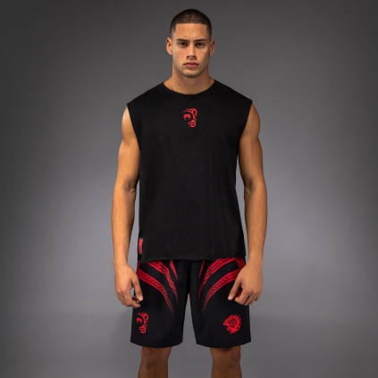 Tričko bez rukávů Venum x Mike Tyson Tiger - Deep Black (Velikost S)