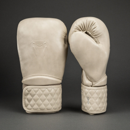 Boxerské rukavice Venum Impact Classic - Ivory (Velikost 8oz)