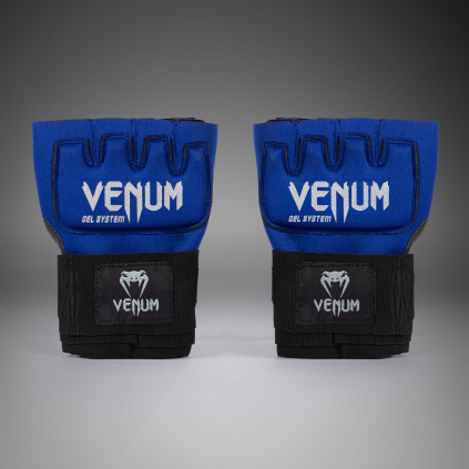 Boxerské bandáže Venum Kontact - Royal Blue/ Silver (Velikost XS)