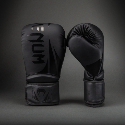 Boxerské rukavice Venum Challenger 2.5 - Black/Black (Velikost 8oz)