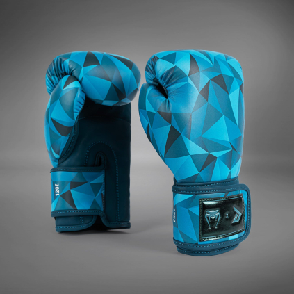 Dámské boxerské rukavice Venum x Demi - Azur Blue (Velikost 8oz)