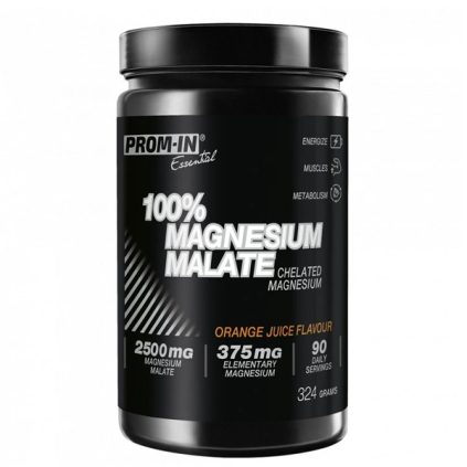 Prom-IN 100% Magnesium Malate - 324 g (Varianta 100% Magnesium Malate 324 g - pomeranč)