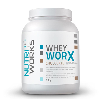 NutriWorks Whey Worx - 1 kg (Varianta Whey Worx 1 kg - čokoláda)