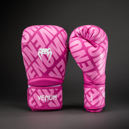Boxerské rukavice Venum Contender 1.5 XT 3D - Candy Pink/ White (Velikost 8oz)